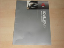 59420) Mitsubishi Lancer Sportback Farben & Polster Prospekt 10/2008
