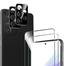 2X Schutzglas ( Display + Kamera ) für Samsung Galaxy A53 5G Panzerfolie Full 9H