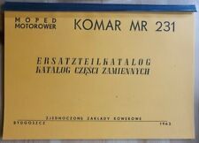 Motorower - Moped - KOMAR MR 231 - Katalog  / Ersatzteile