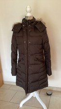 Esprit Daunenmantel Gr. M 38 ?Steppmantel, Winterjacke braun, abnehmbare Kapuze