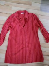 Yessicca , schöne Long - Bluse / Tunika , rot , Gr.40, Baumwollmischung+Elasthan