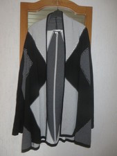 Strickjacke   Guido Maria Kretschmer LONG STRICKJACKE * schwarz weiß Gr. 52
