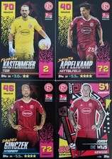Topps Match Attax Bundesliga 2022 2023 alle 4 Karten Fortuna Düsseldorf