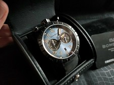 Bomberg Watch Bb-68 Blue Ns44Chpba.208.9 Stainless Steel Leather Strap 850$