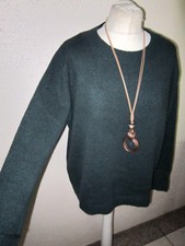 strickpullover flauschpulli winterpullover grün türkis petrol L 42-44 BEXLEYS 