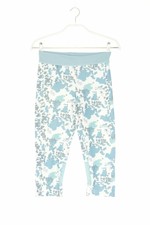 crane Leggings Sport Fitness Workout Cropped D 34 Aqua-Töne