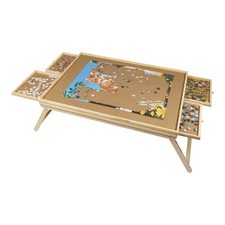 genialo Puzzle-Tisch mit Beinen Puzzle Unterlage mit 4 Schubladen