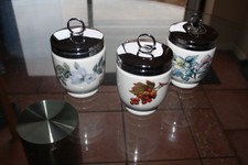 Dreier Set Vintage Royal Worcester große Eierverwöhner 