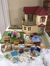 Sylvanian Families Buchenholz Halle Figur Möbel Zubehör Konvolut