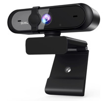 Full HD Webcam, USB 1080P Web Kamera mit Sichtschutz für PC, Autofokus Webcam mi