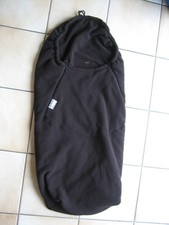 Fußsack Kinderwagen, Fleece, Teutonia, schwarz
