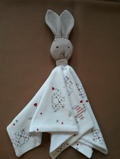 Schnuffeltuch Hase Schmusetuch Baby Neu Handmade Baumwolle 
