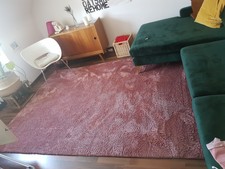 Hübscher Teppiche, fast neu, altrosa, 200x290 cm