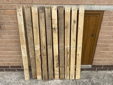 10 x 120cm 1,2 Meter wiedergewonnene Palettenholzbretter, 1m2+ PFLANZER, WANDVERKLEIDUNG