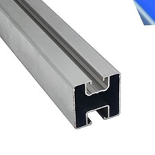 ALU Solarprofil 40x40 BN Nut 8 und Nut 10 Solarschiene, Montageschiene