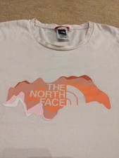 The North Face Damen T-Shirt Shirt Kurzarm Rosa Rundhals Größe XS