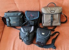 Konvolut 5 x Kamerataschen Fototaschen klein mittelgroß für Spiegelreflexkamera