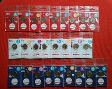 Royal Mint, Alphabet Buchstaben 10p Münzen A-Z große britische Münzjagd. Unzirkuliert