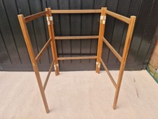 Vintage rustikal 3 Paneel Holzkleidung Belüfter (faltbar) Originalzustand