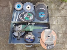 Bosch PSW 1800 230mm Winkelschleifer mit diversen Scheiben und Metallkoffer