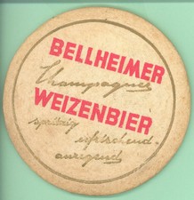 Bellheim Brauerei Silbernagel uralter dicker BD VK?