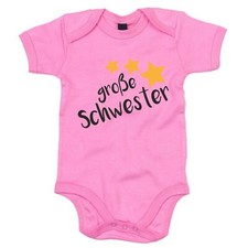 Baby Body - Große Schwester - Sterne - Familienzuwachs Geschwister Baby
