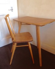 Überholt Vintage Ercol Diele Tischverlängerung oder Schreibtisch