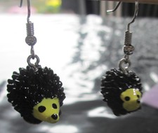 Ohrringe etwas anders Hedgehog ungetragen