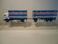 Herpa MB NG 1633 2a/3a " Rhön - Sprudel " Koffer - Hängerzug - 1:87 - OVP