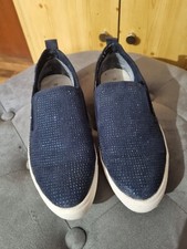Tamaris tolle Slipper Gr. 39 in Blau, neuwertig!