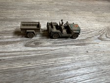 Roco WW2 LKW Jeep Mit Anhänger Us Army 1:87 H0 Modellbau