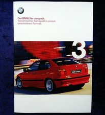 BMW 3er, E 36 Compact Prospekt 1.1999 Modelle: 316i, 323ti, 318tds, 316g