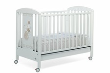 FoppaPedretti Fragola Gitterbett Kinderbett Bianco 131x73x103cm weiß Babybett