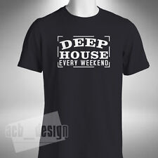 deep house herren t-shirt wochenende tanz rave ibiza dj club turntable decks