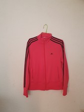 2000s Vintage Adidas NEON Sportjacke Gr. 36 38 Pink Streetwear Sweater Zip Retro