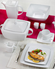 Suppenterrine 2,70 Liter mit Griff Porzellan Terrine weiß NEU Lubiana VICTORIA