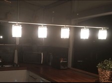 Pendel Leuchte Lampe 5-flammig