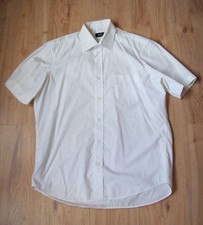 HUGO  BOSS Herren Business Kurzarm Hemd 52/L 41/16 weiß 