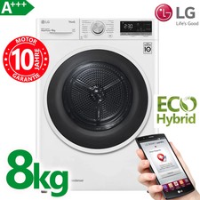 LG Wärmepumpentrockner A+++ Wäschetrockner Trockner 8kg WiFi Frontlader Inverter