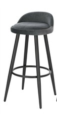 1x Barhocker Set Barstuhl Tresenhocker Bistrohocker Designer Hocker BH296dgr-1