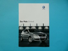 Prospekt / Katalog / Brochure VW Polo United  10/07