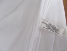 1 Flauschiges Biber Bettlaken Weiß Neuw.