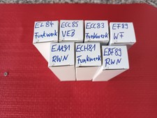 Röhren/Radioröhren „geprüft“ Satz 7St. EL84 , ECH81 ,EBF89,ECC83,EAA91,ECC85....