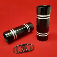 Harley Sportster 48er forty eight mit 49er Rohre bicolor mit 4 Rillen Gabelcover