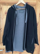 Cecil Strickjacke mit Mütze schwarz/grau Gr. XXL /46