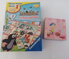 Ravensburger Spiel/ Der Maulwurf schaut genau/+Haba Puzzle