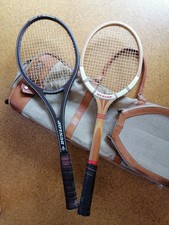DUNLOP Tennisschläger Alt, Deko,inkl Tasche+12 Bälle 