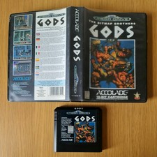 Gods Sega Mega Drive PAL Spiel Boxed no manual Free p&p