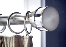 35mm Art Deco Luxus Schwerlast Metall Vorhangstangen 180 - 360cm Spiegel Endstücken