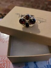 Atemberaubender  Ringgranat M  Geschenk  925 Schmuck silber NEU